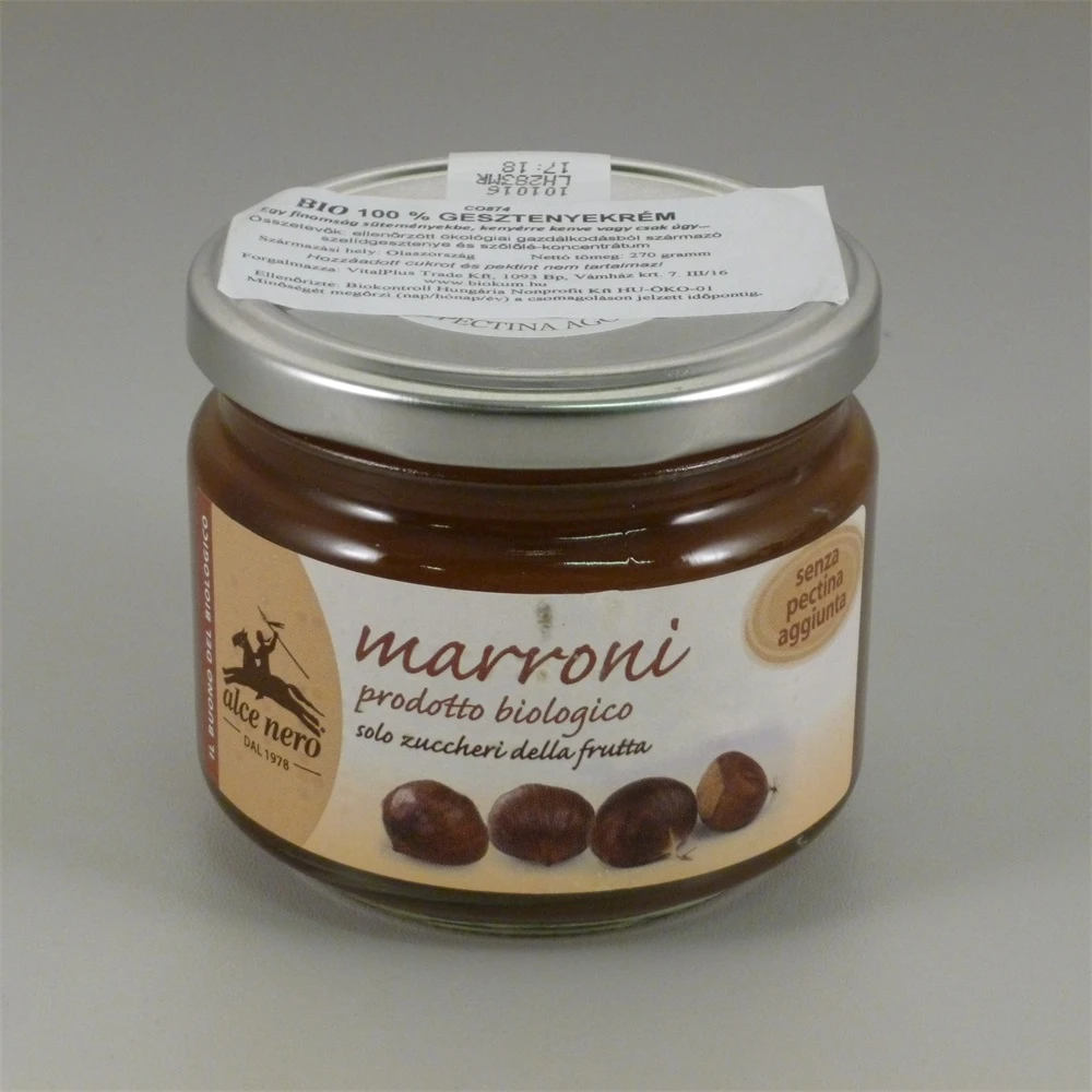 ALCE NERO Bio gesztenyekrém 270 g