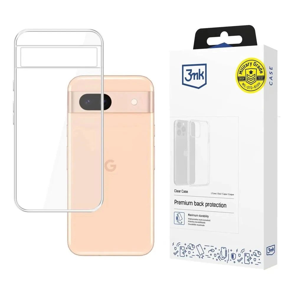 3MK Clear Case Google Pixel 8A 5G átlátszó