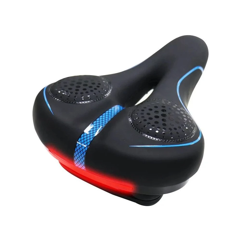 FSBSD-232-1 Cyclist / cyclist nyereg mounted LED light black
