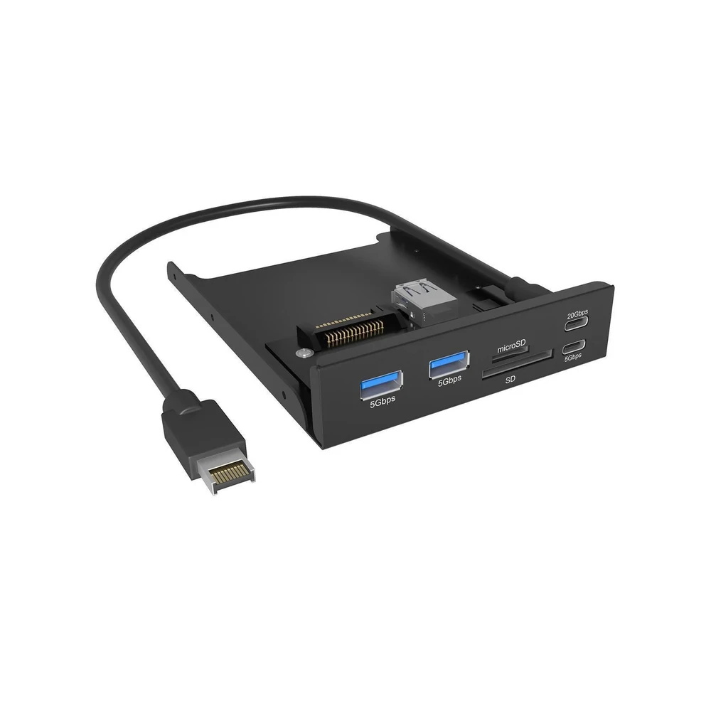 ICY BOX IB-HUB1419-i3 mountable front panel