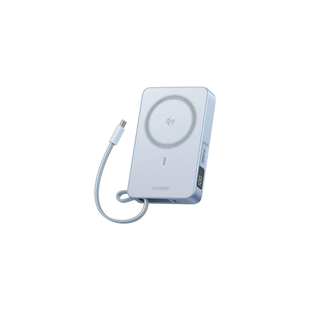 UGREEN PB773 Cable without magnetic Powerbank 10000mAh 25W grey