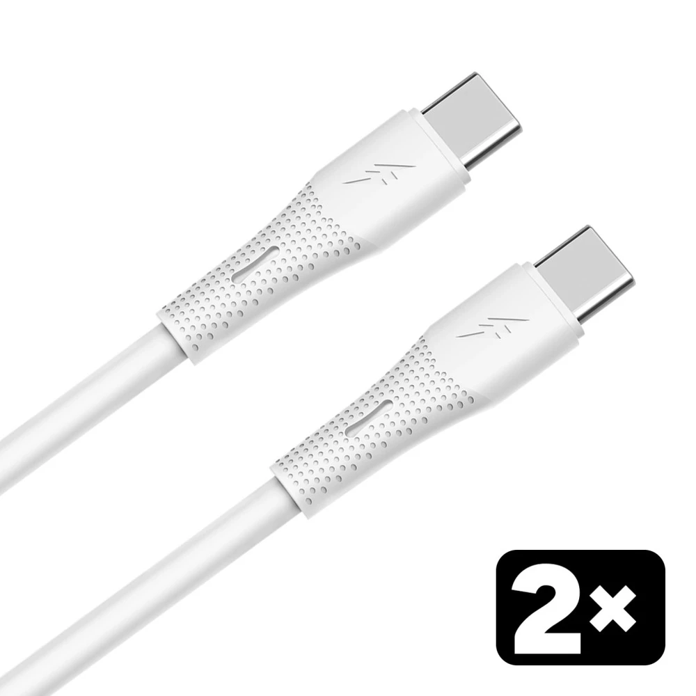 AVAX USB 2.0 Type C Connector White 1.5m CB4303