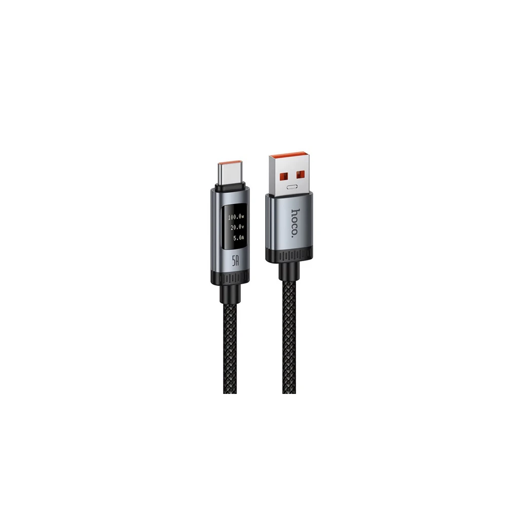 HOCO USB 2.0 Type C Converter Black 1.2m U148_USB_C_B