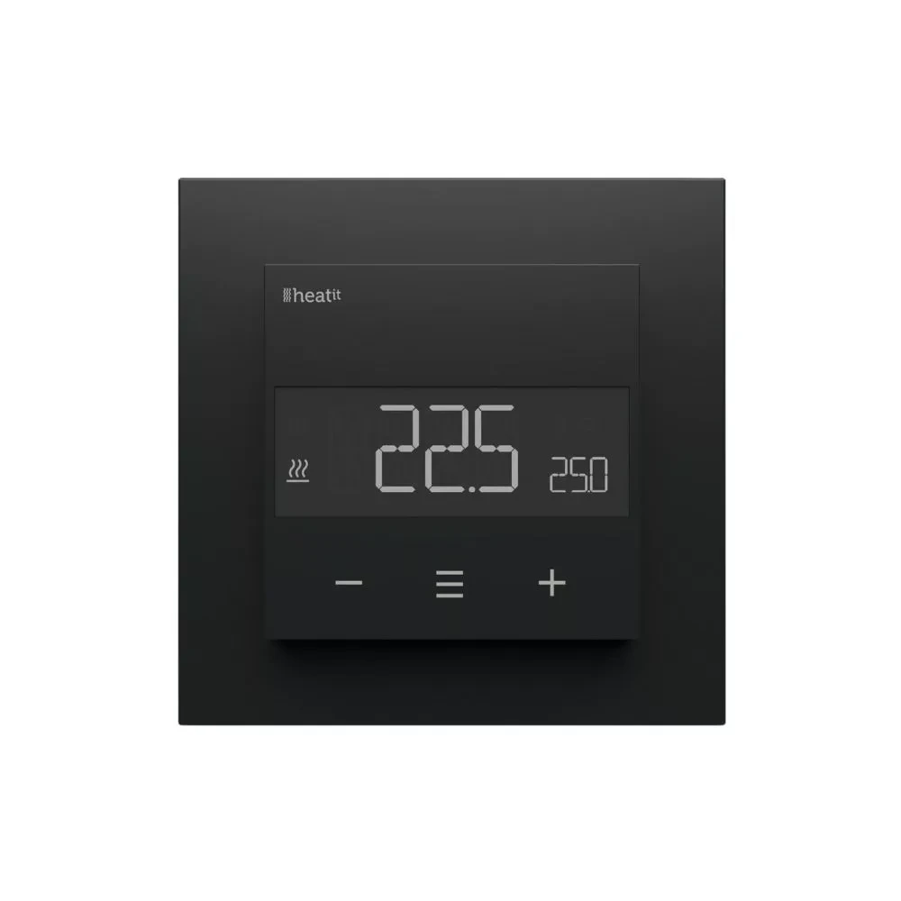 HEATIT Z-TRM6 RAL 9003 thermostat Z-Wave black