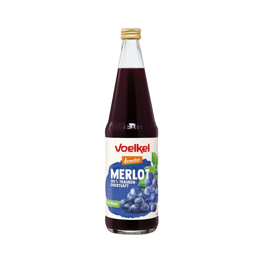VOELKEL Demeter merlot szőlőlé direkt préselt 700 ml
