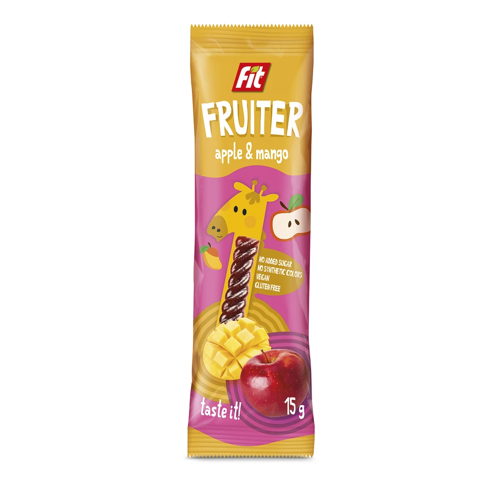 FIT MUZLI Fruiter alma+mangó gyümölcszselé 15 g