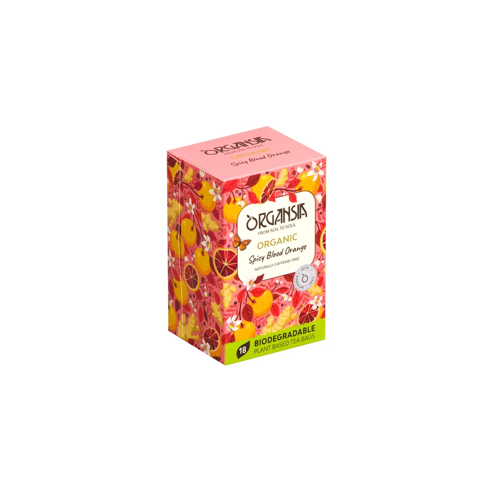Basilur bio organsia spicy vérnarancs tea 18pcs 32.4 g