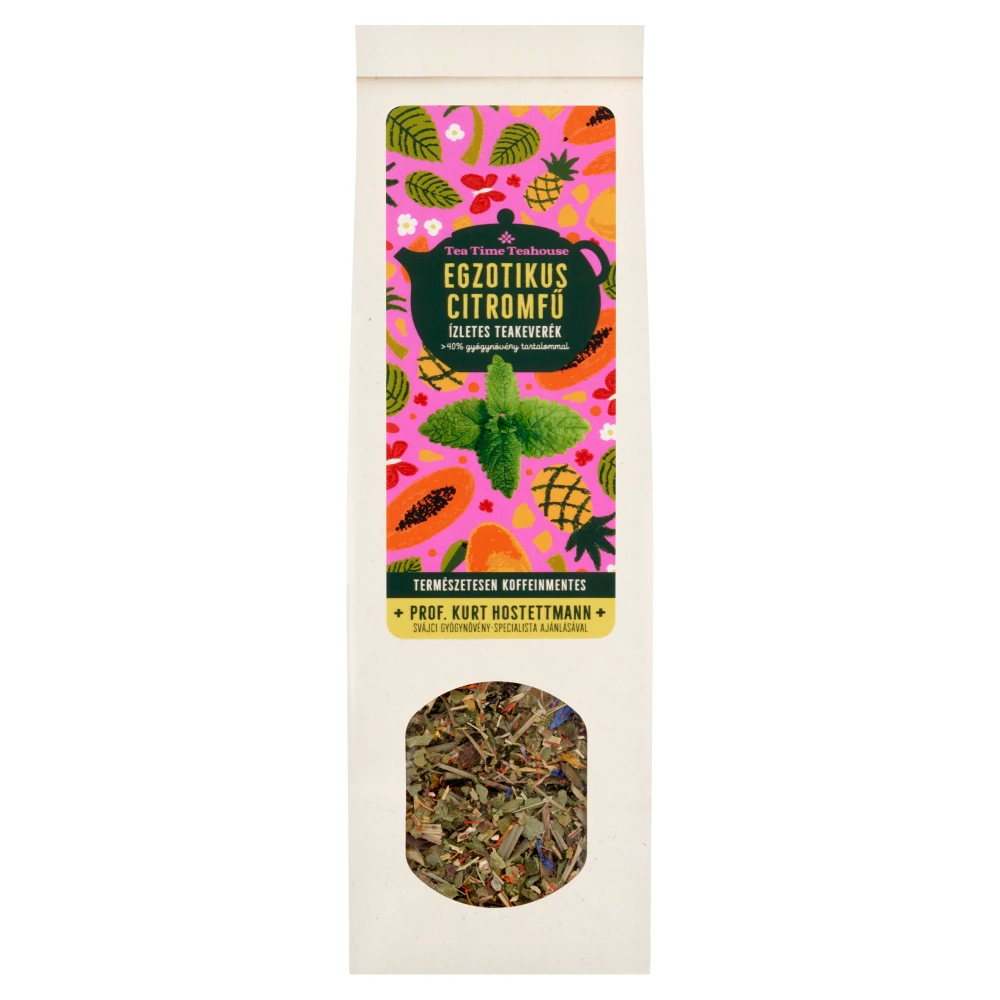 Tea Time egzotikus citromfű ízletes teakeverék szálas 50 g