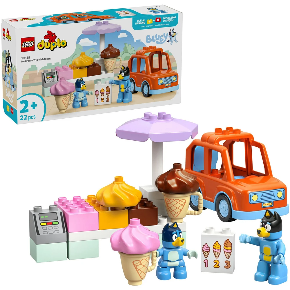 LEGO DUPLO Bluey fagylaltozós trip toy 10458