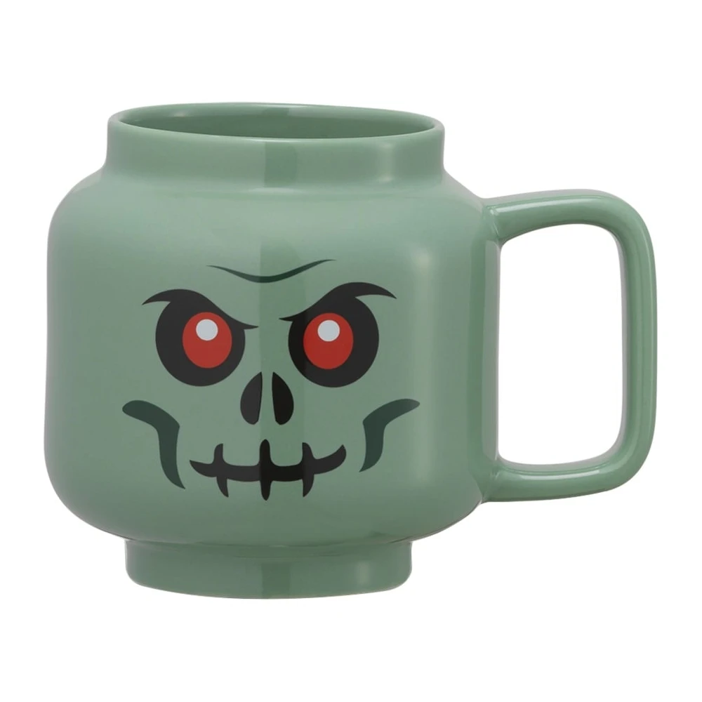 ROOM COPENHAGEN LEGO ceramics mug green csontváz large (szürke-zöld) 41460808