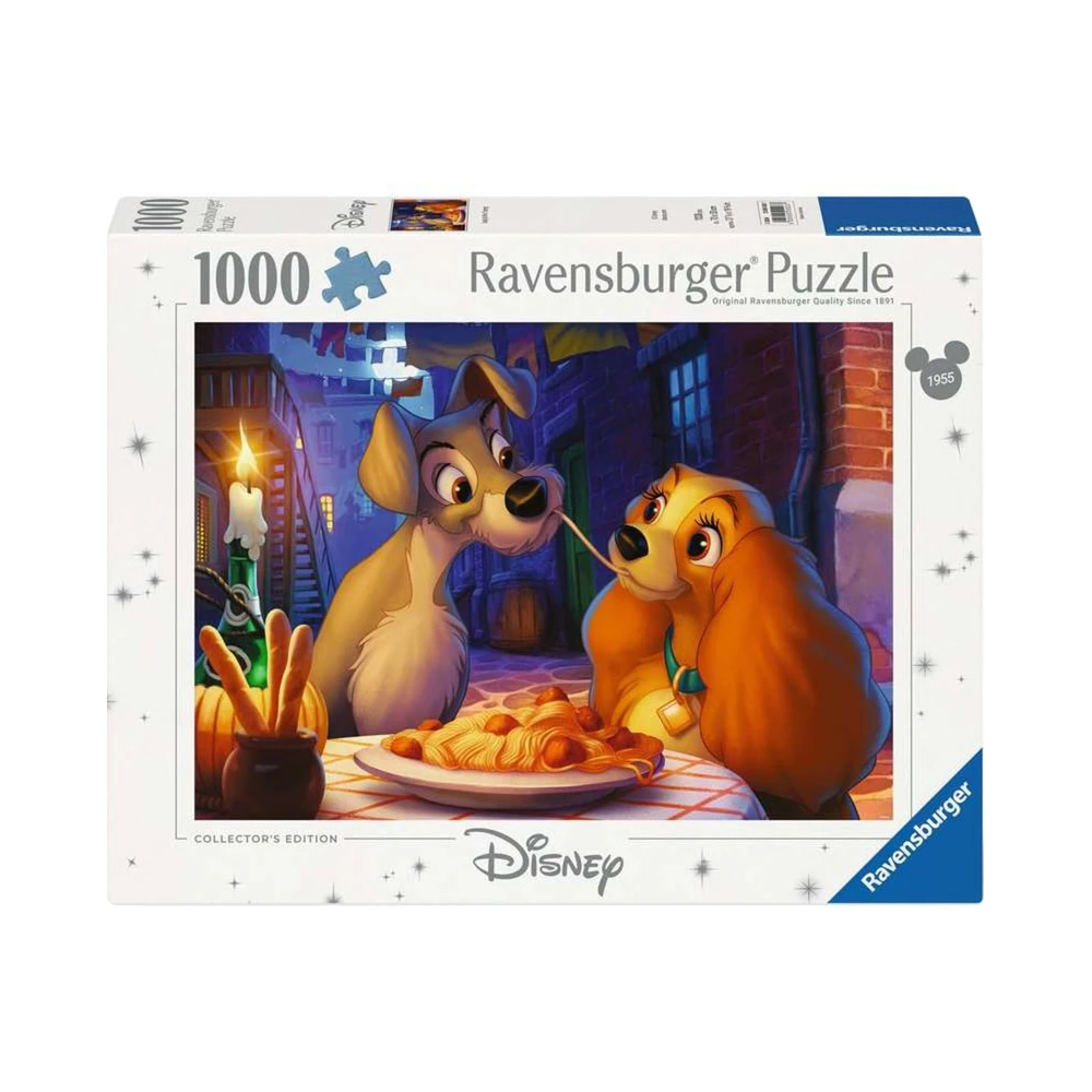 RAVENSBURGER Puzzle Disney Collector's Edition - Lady and the Tramp 1000 darabos 12000003