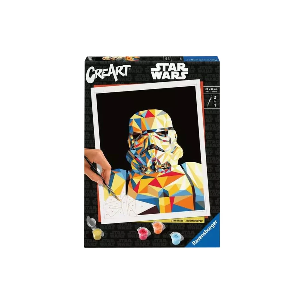 RAVENSBURGER CreArt Star Wars - Stormtrooper staining kit 23895