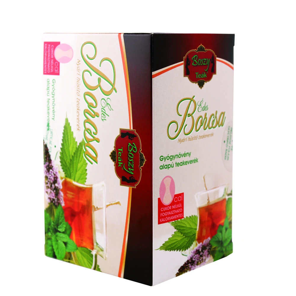 Boszy édes borcsa édesgyökér-borsmenta filteres teakeverék 20x1g 20