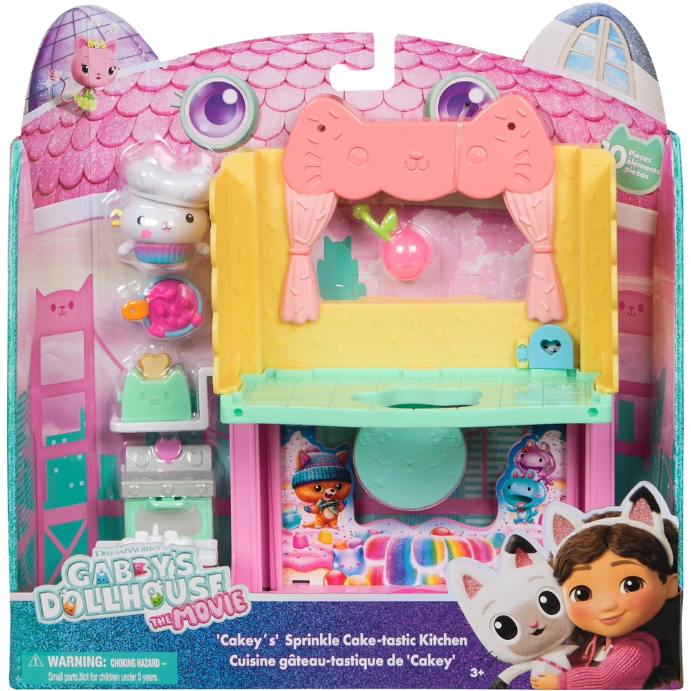 SPIN MASTER Gabby's Dollhouse: The Movie - Portal Room Kuchi's Sweet Sprinkle Kitchen játékszett 6074281