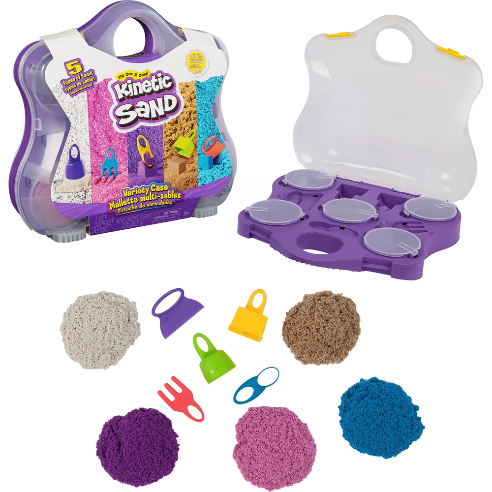 SPIN MASTER Kinetic Sand - Colored Game Koffer Kinetic Sand 6069784