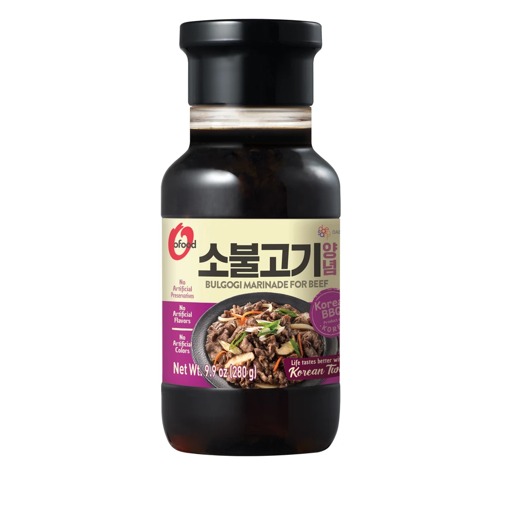 O Food koreai bbq bulgogi pác marhahúshoz 280 g