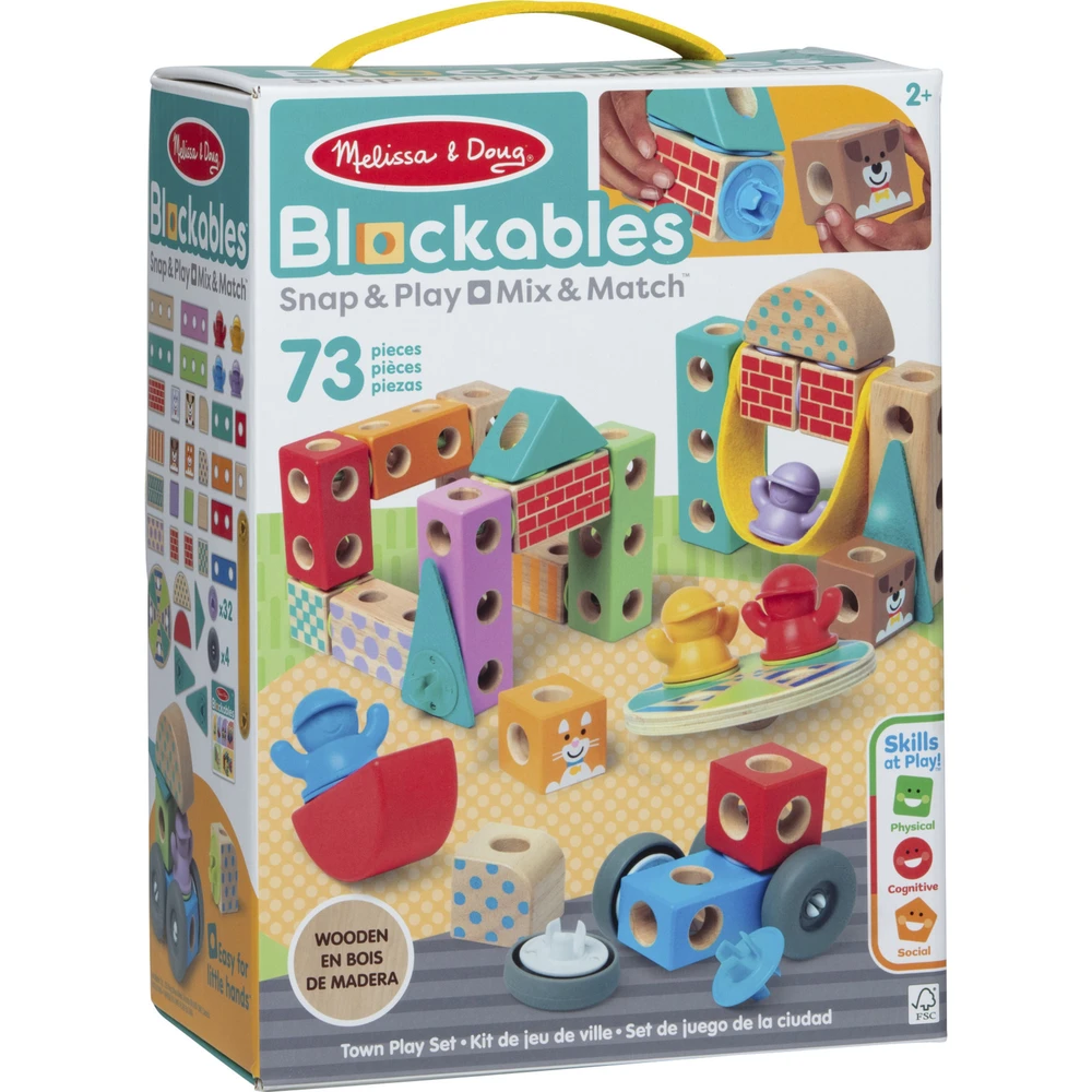 MELISSA AND DOUG Blockables City Playset építőjáték 6074901