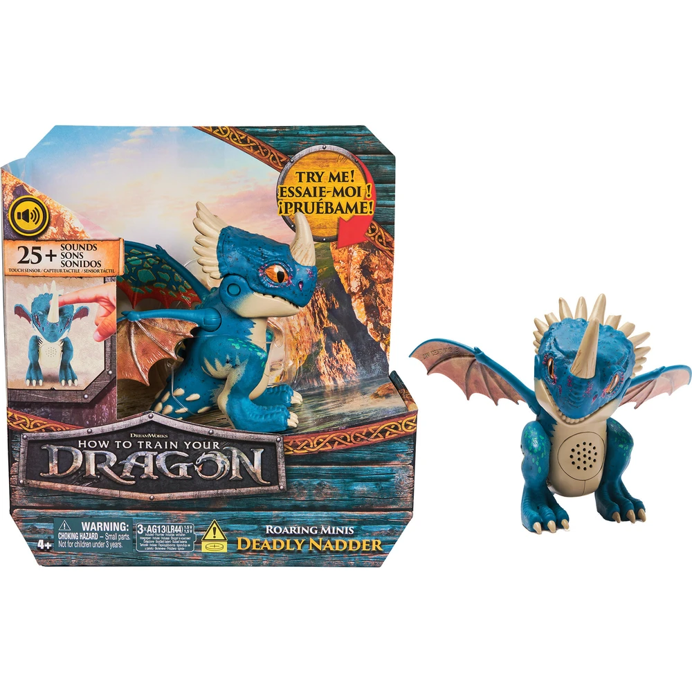 SPIN MASTER so Zug a dein Drache - Interaktiv mini Drachen Stormfly sound effect 6074240