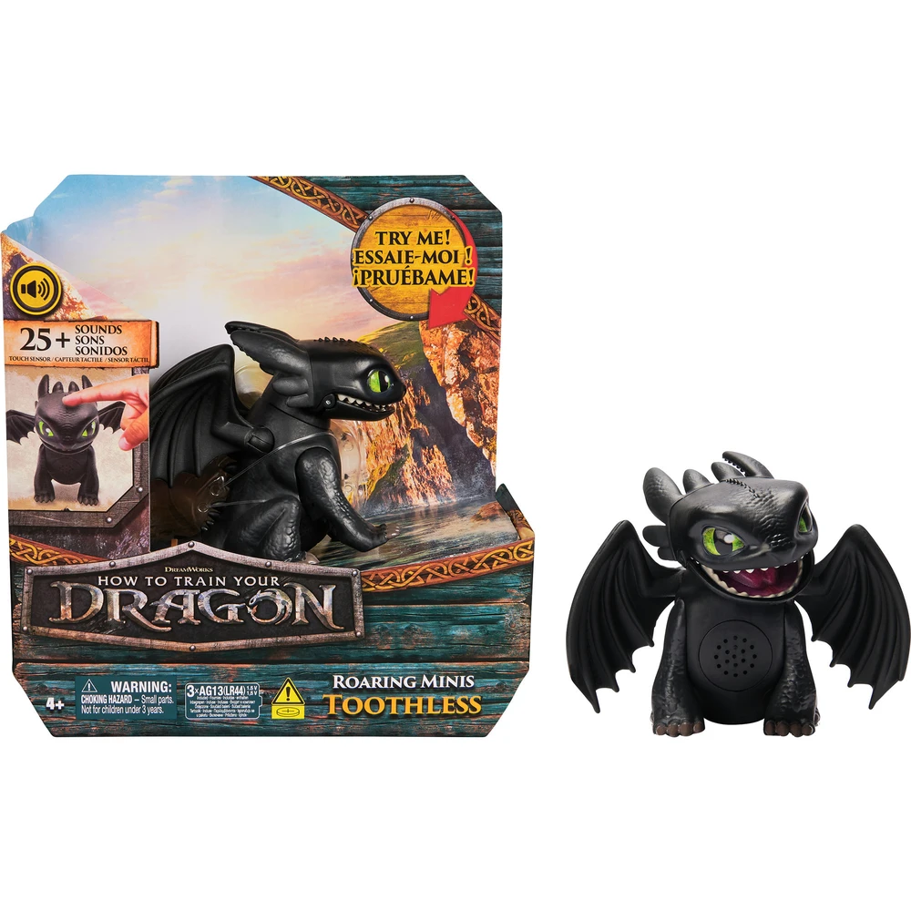 SPIN MASTER How to Train Your Dragon - Interaktív Mini Sárkány Fogatlan hangeffektekkel 6074239