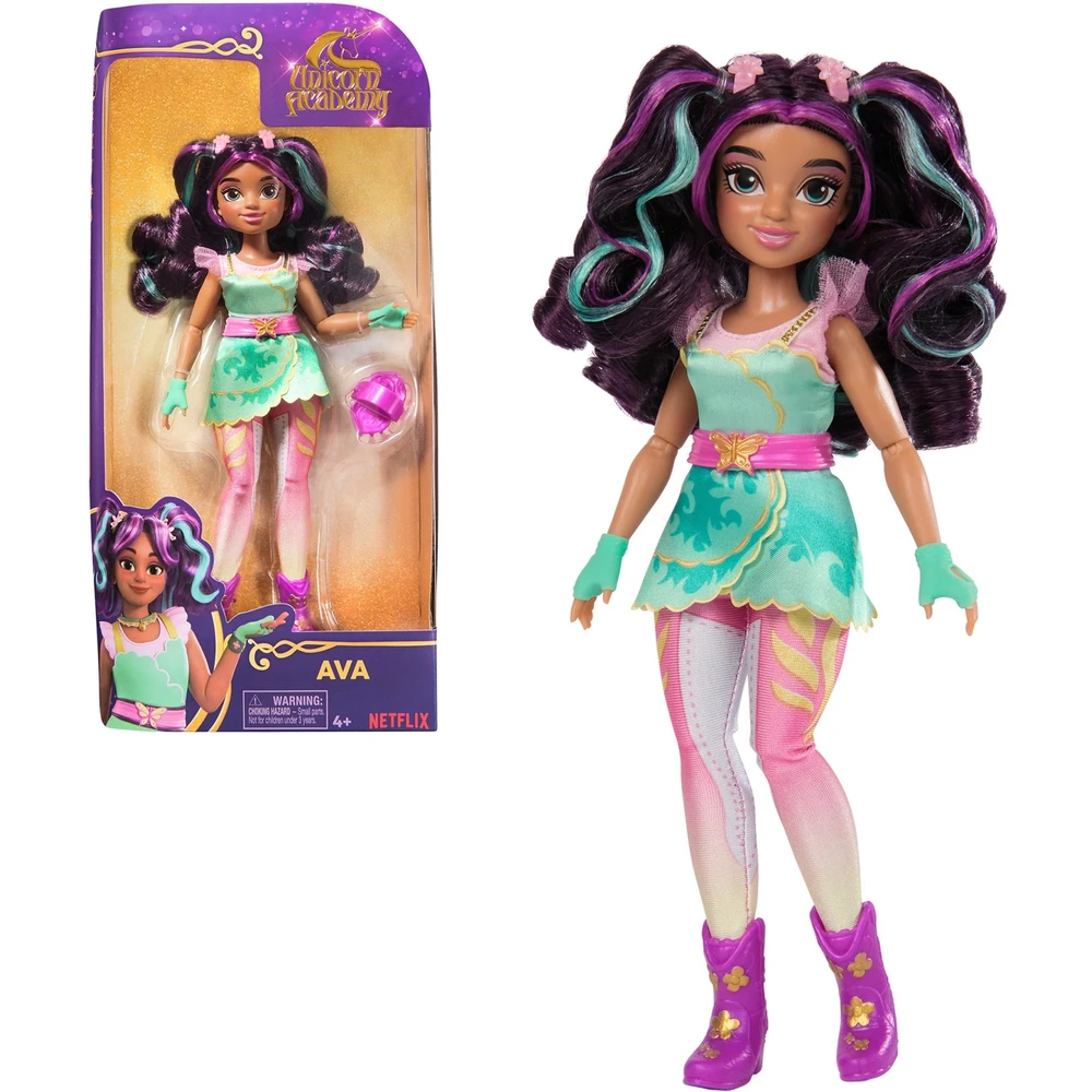 SPIN MASTER Unicorn Academy - Öltöztethető baba Ava 6067324