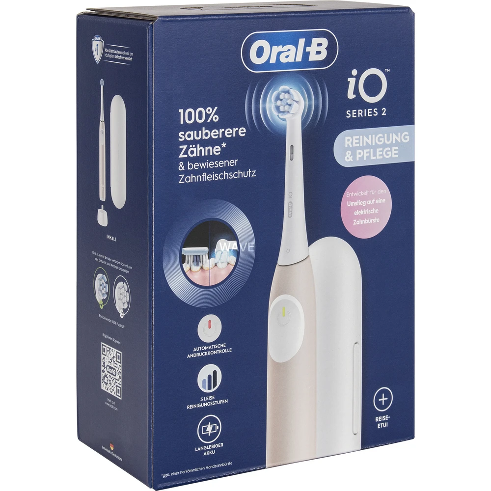 ORAL-B iO Series 2 električni četkica za zube putna torbica rózsaszín/fehér