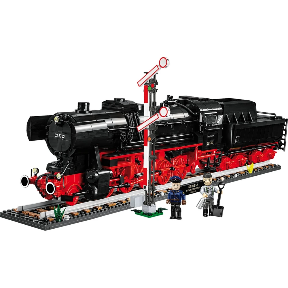 COBI DR BR 52 Gőzmozdony és Vasúti Szemafor építőjáték (1:35 arány) COBI-6287
