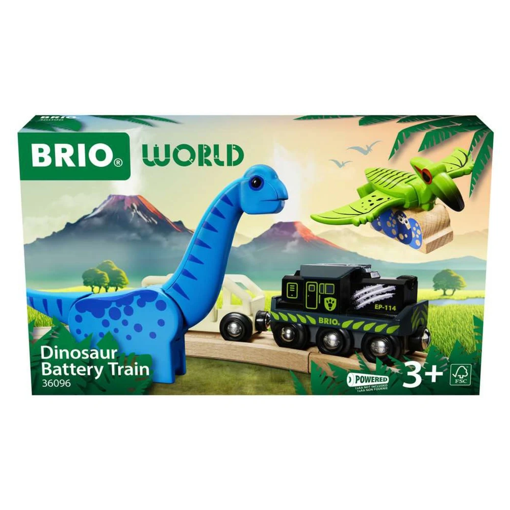 BRIO World Dinosaur Battery Train - Dinosaur Battery train 63609600