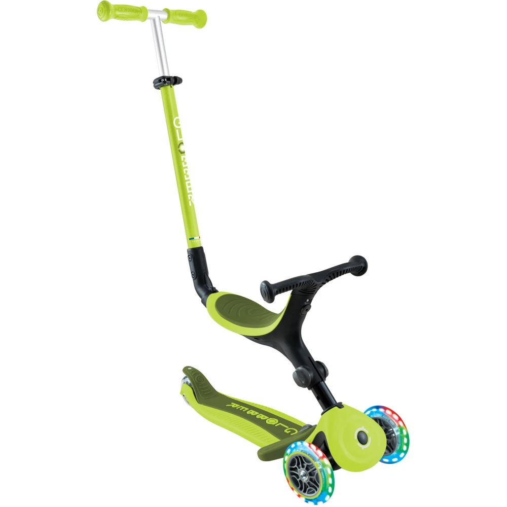 GLOBBER Go-Up Active Lights roller lime színben 744-106