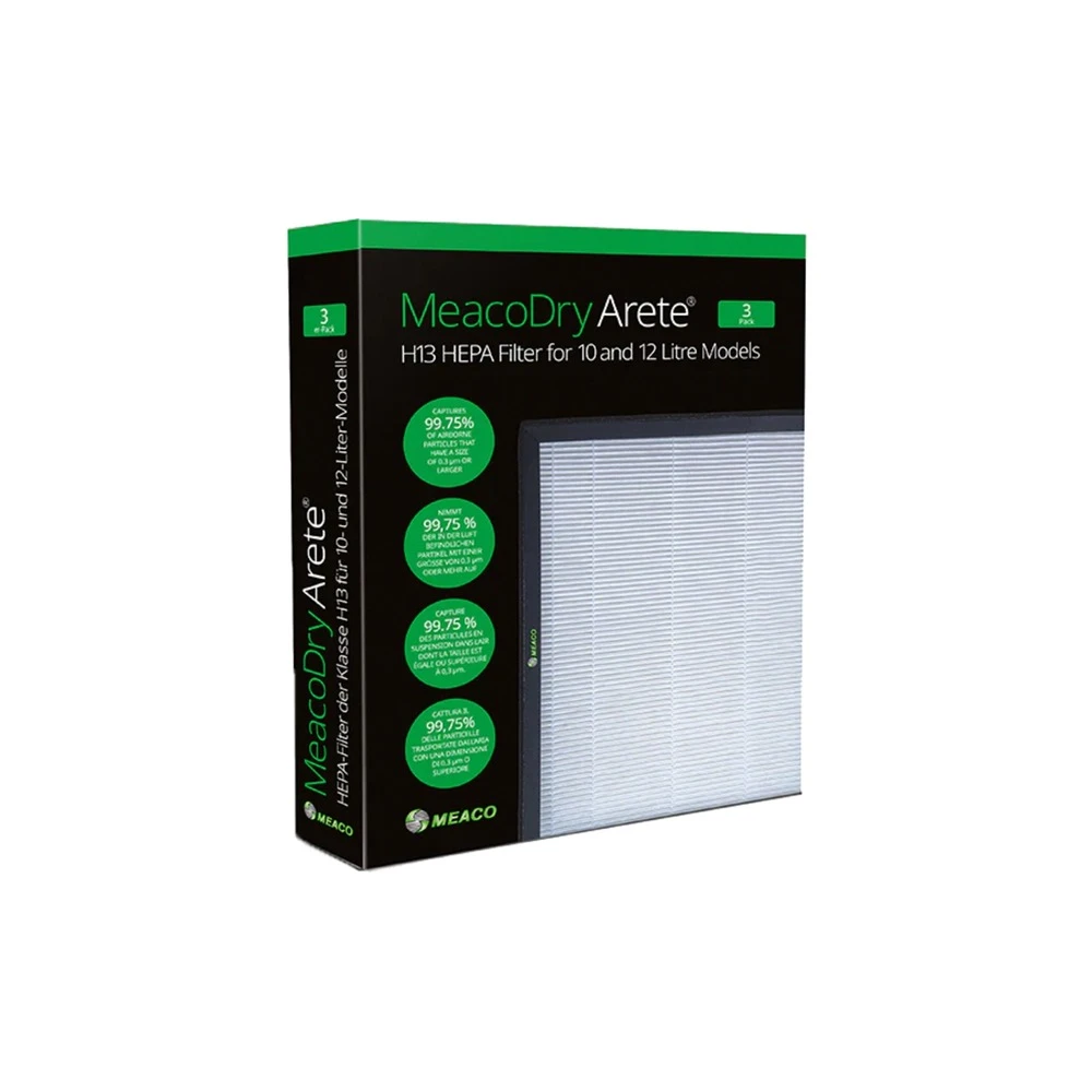 MEACO Dry Arete One H13 HEPA szűrő 10L / 12L 3 db-os csomag AreteHepa10L/12LEU