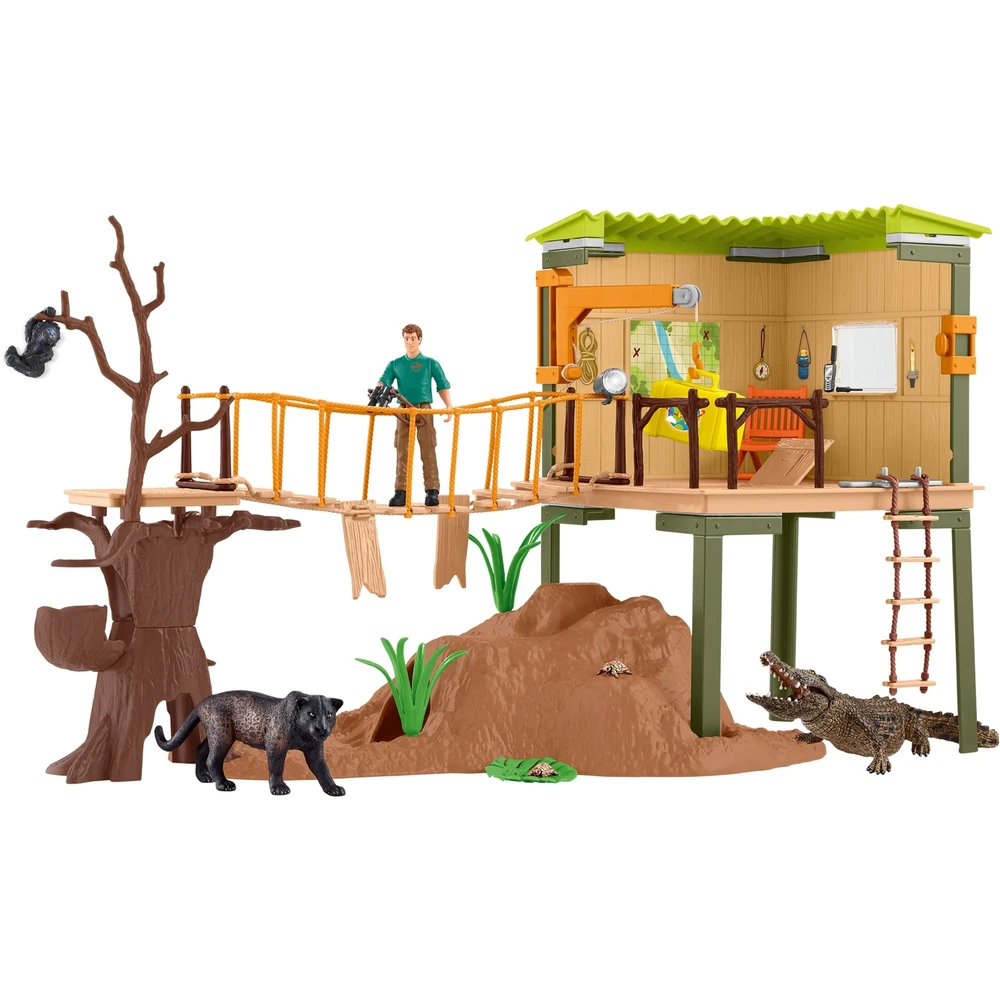 SCHLEICH Wild Life kalandállomás játékfigura 42594