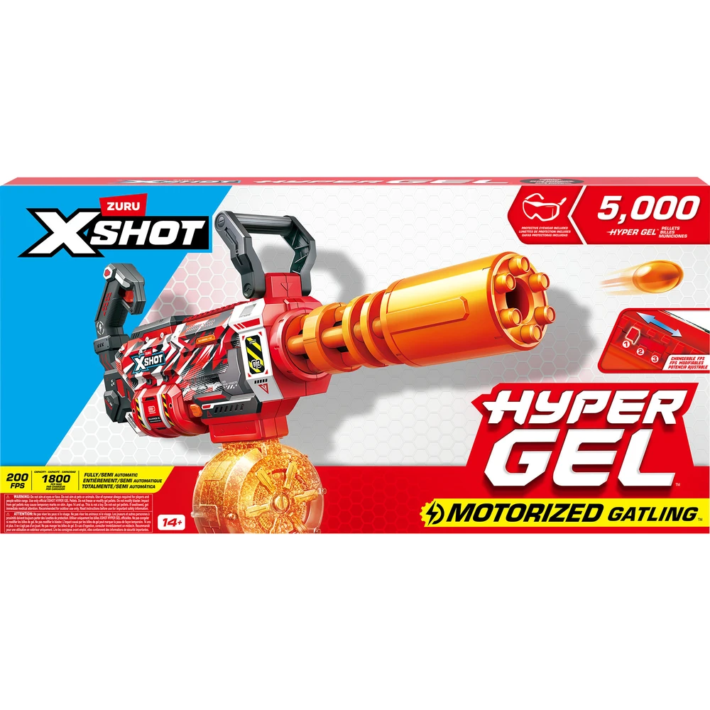 ZURU X-Shot Hyper Gel Gatling Blaster Játékfegyver szett