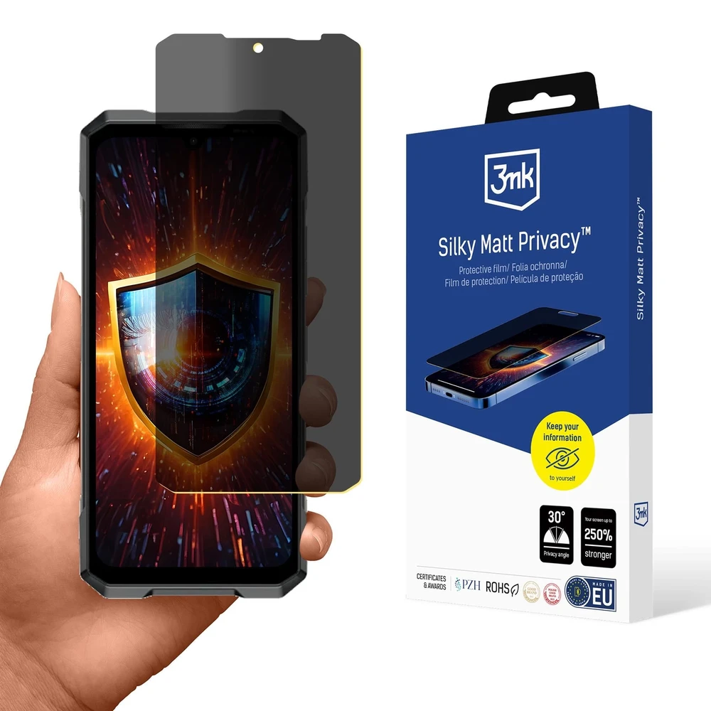 3MK Silky Matt Privacy protection foil Doogee Blade GT Ultra mobile phone