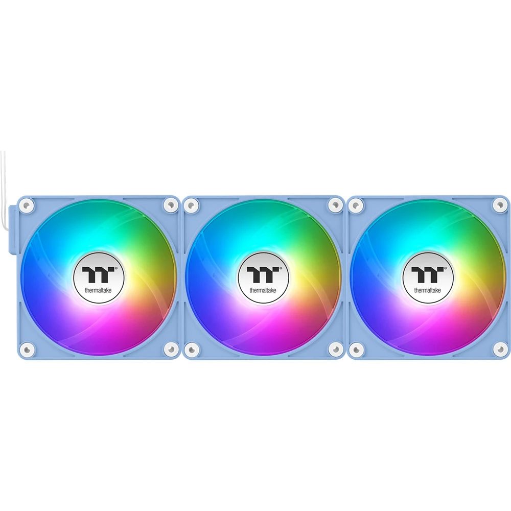 THERMALTAKE CL-F198-PL12BU-A CT120 EX Reverse ARGB Sync PC cooling fan azure 3 pieces box