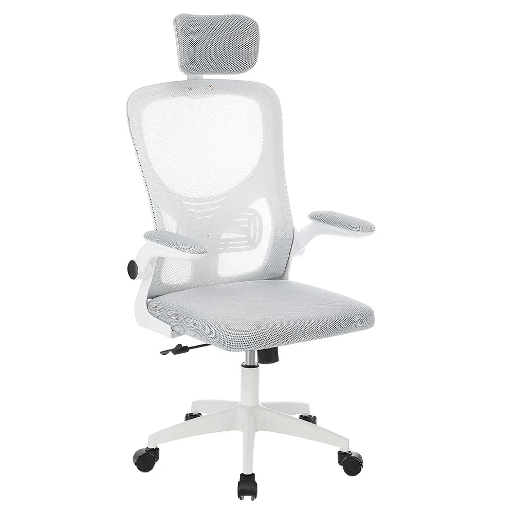 TIMELESS Ergonomikus irodai szék deréktámasszal fejtámlával szürke