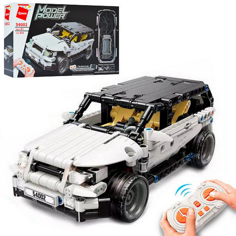 QMAN 54002 lego-technic-kompatibilis távirányítós építőjáték