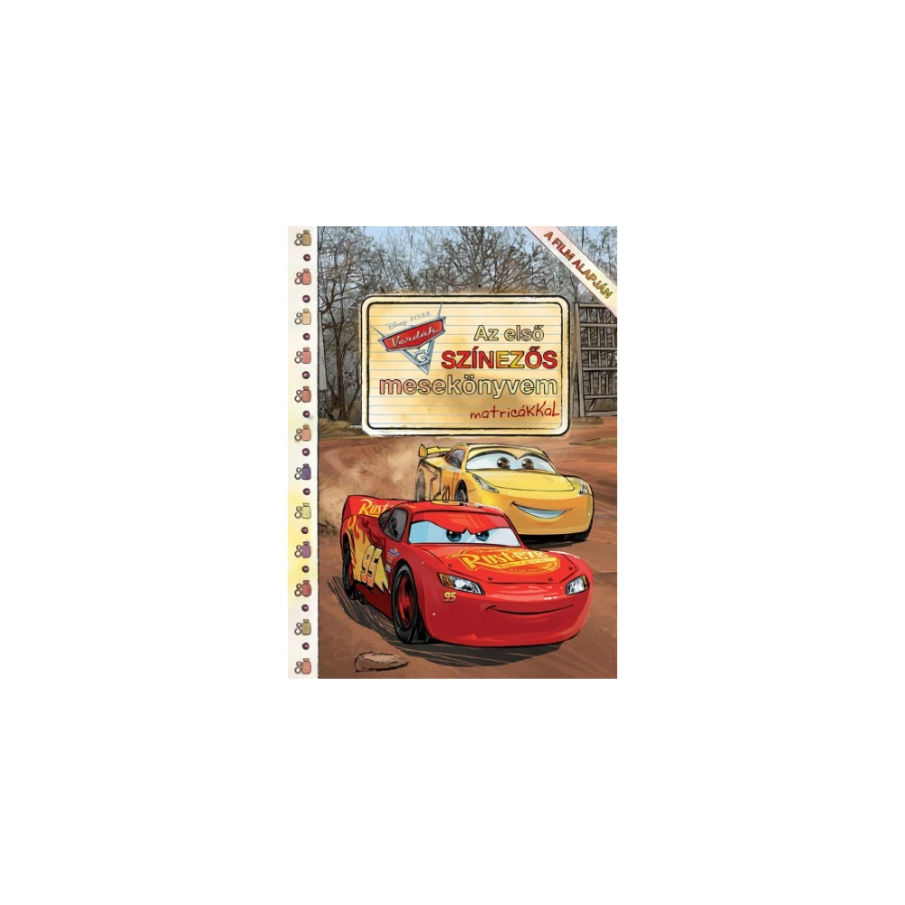 Cars 3 Az first coloring mesekönyvem stickers