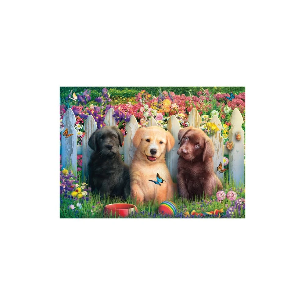 SCHMIDTSPIELE Cute puppies scene puzzle 1000 pieces 58883