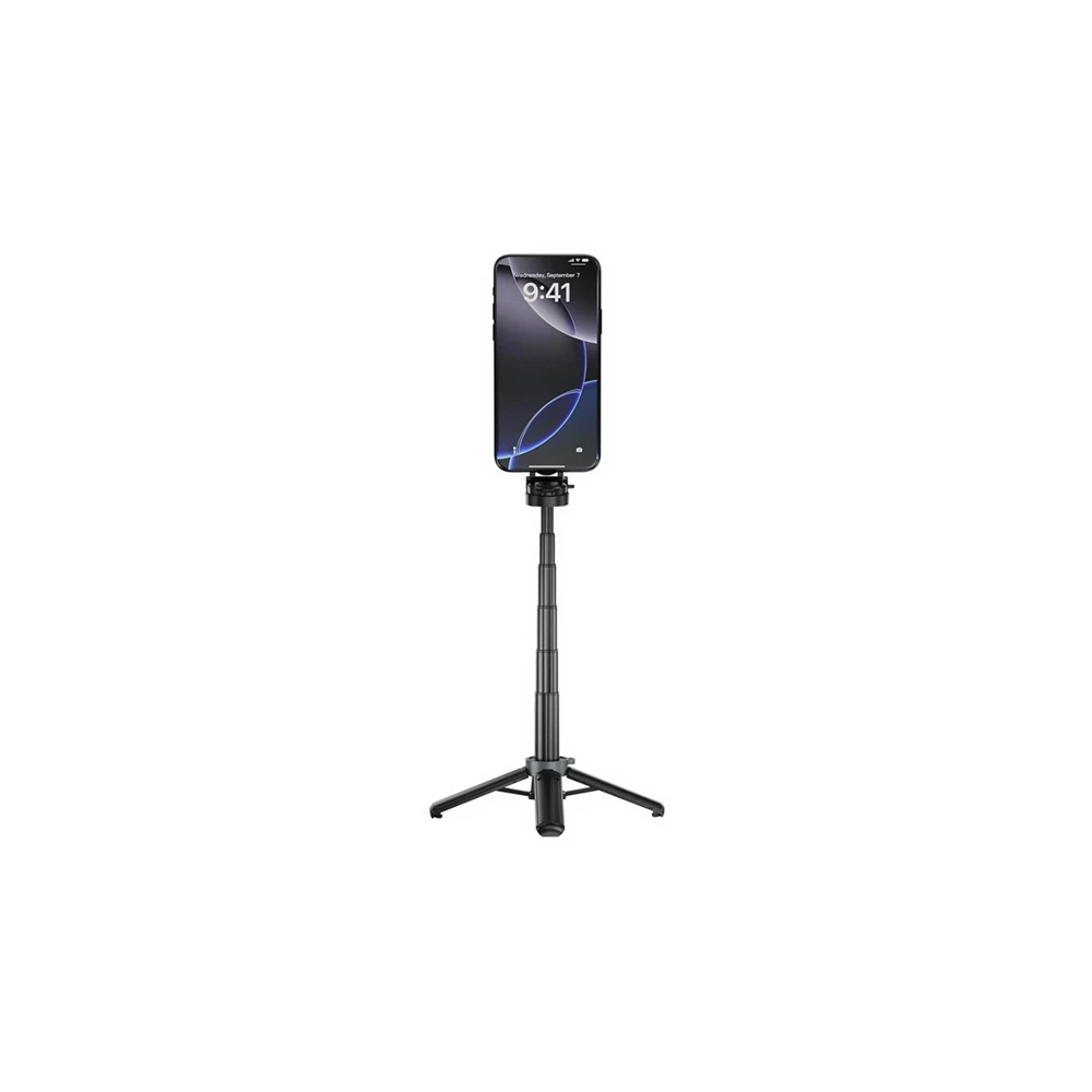 XO SS25 selfie stick universal 360° bluetooth declanșator 40cm magnetic negru XO-SS25