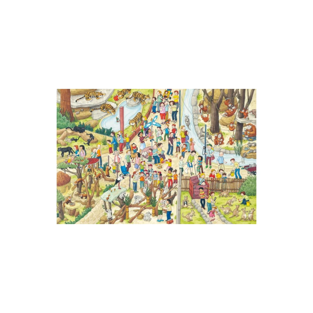 SCHMIDTSPIELE Fun at the zoo gyerek kirakó puzzle 56582