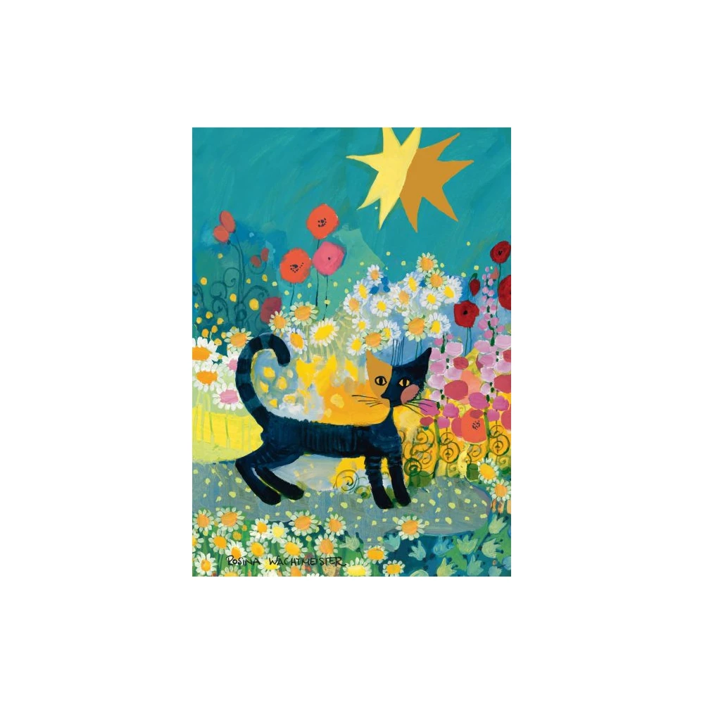 SCHMIDTSPIELE Cat in a sea of blossom puzzle puzzle 58661
