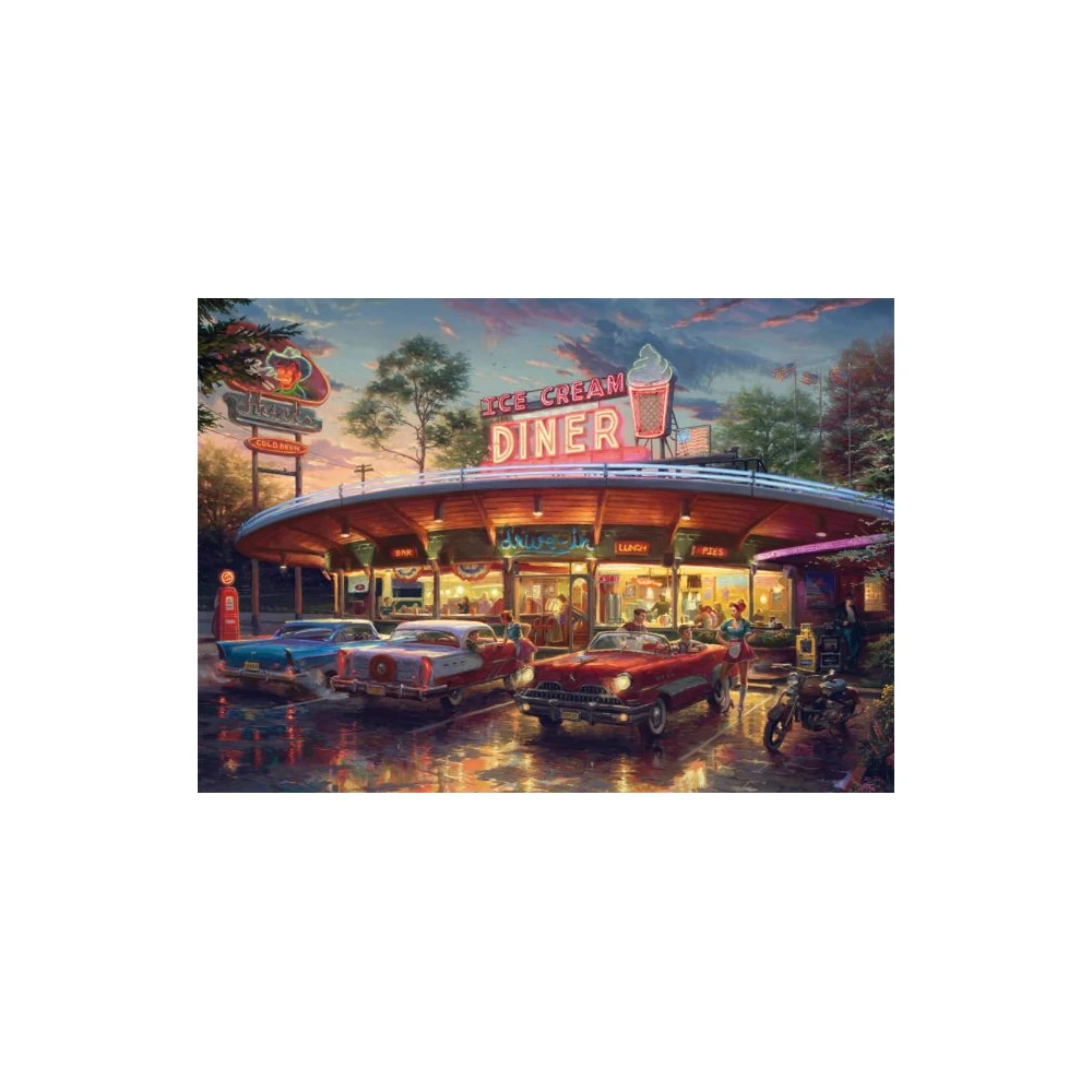 SCHMIDTSPIELE American Diner puzzle 1000 pieces puzzle 58637