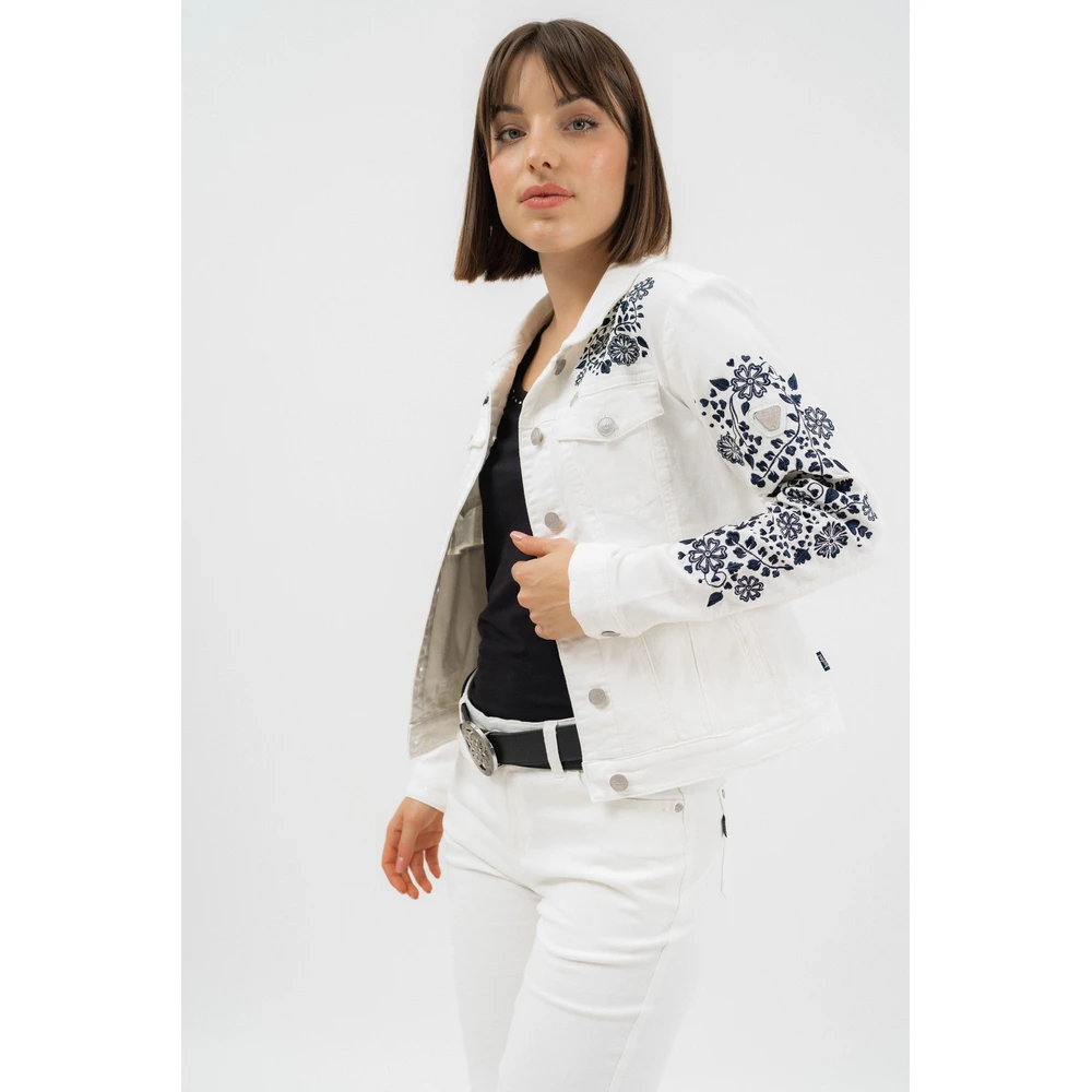 BUDMIL Átmeneti jacket female L white canvas