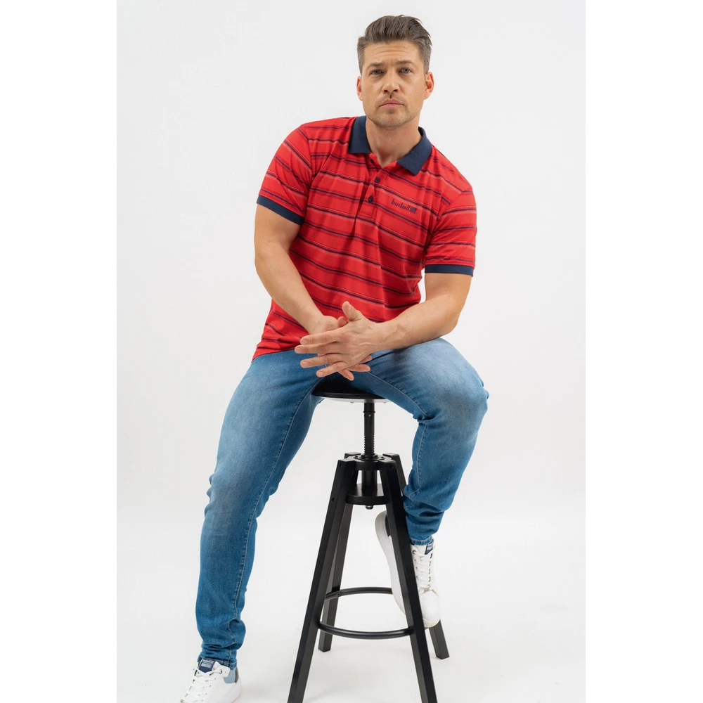 BUDMIL Slim fit man farmernadrág azure 34/32