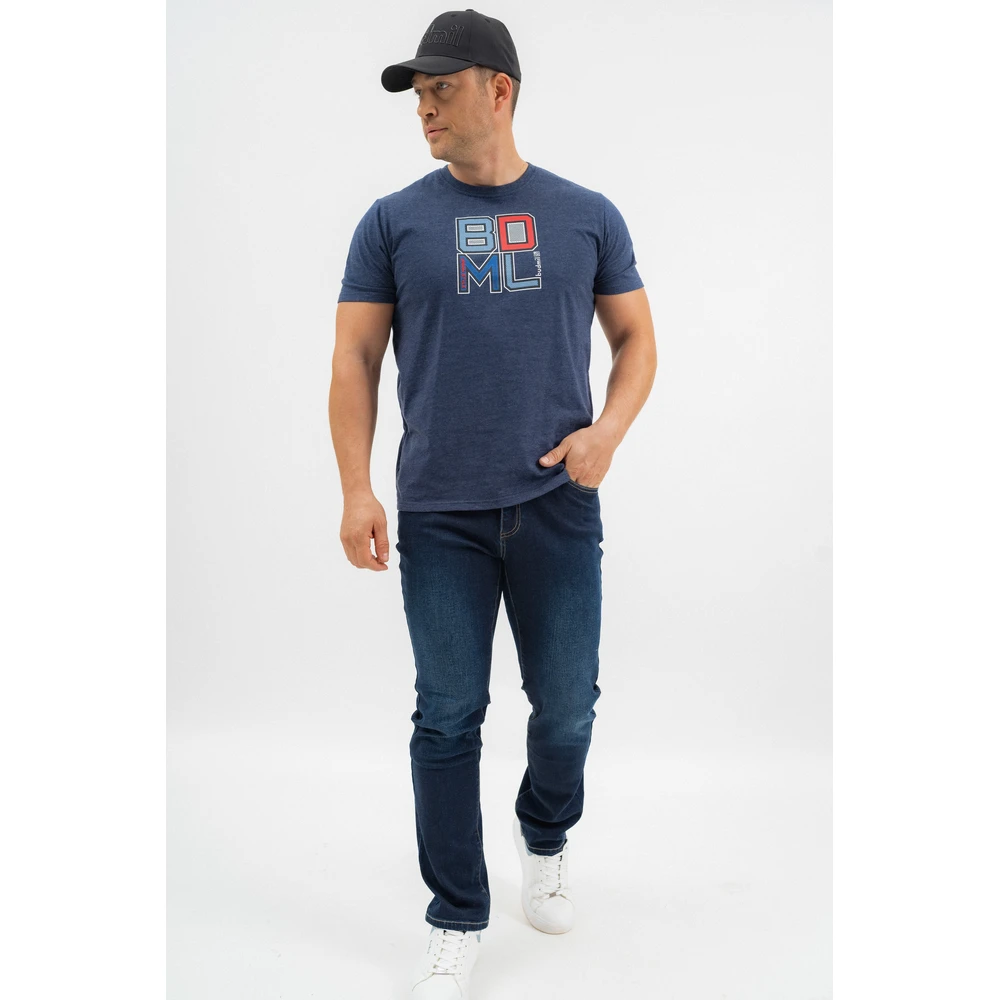 BUDMIL Straight fit man farmernadrág dark blue 36/32 20480130