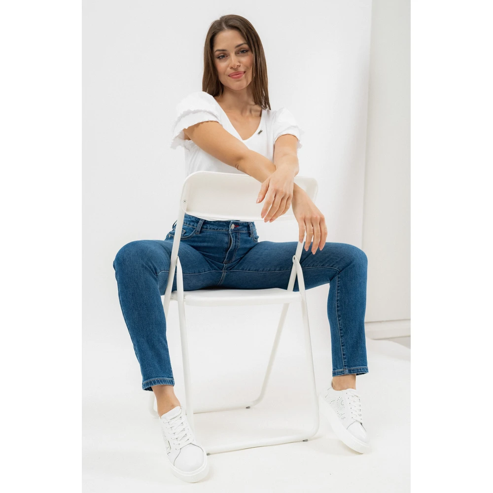 BUDMIL Skinny fit female farmernadrág blue 26 20480125-002261