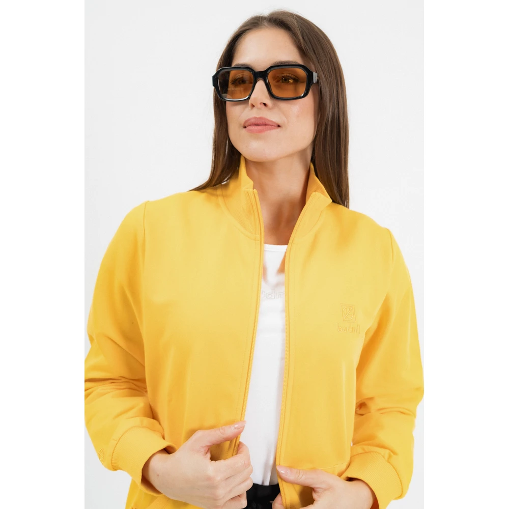 BUDMIL Galléros szabadidőfelső female S yellow