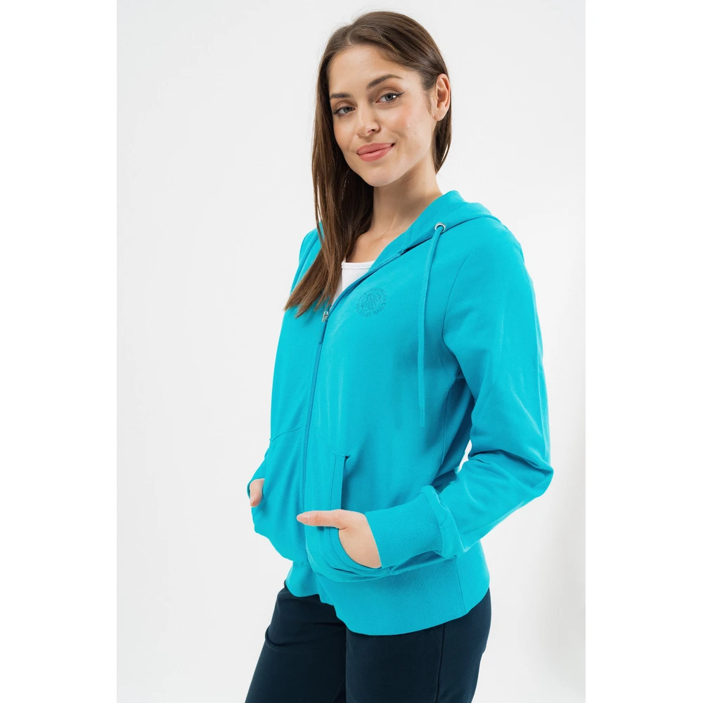 BUDMIL Female hoody szabadidőfelső turcoise S size 20220940-001261