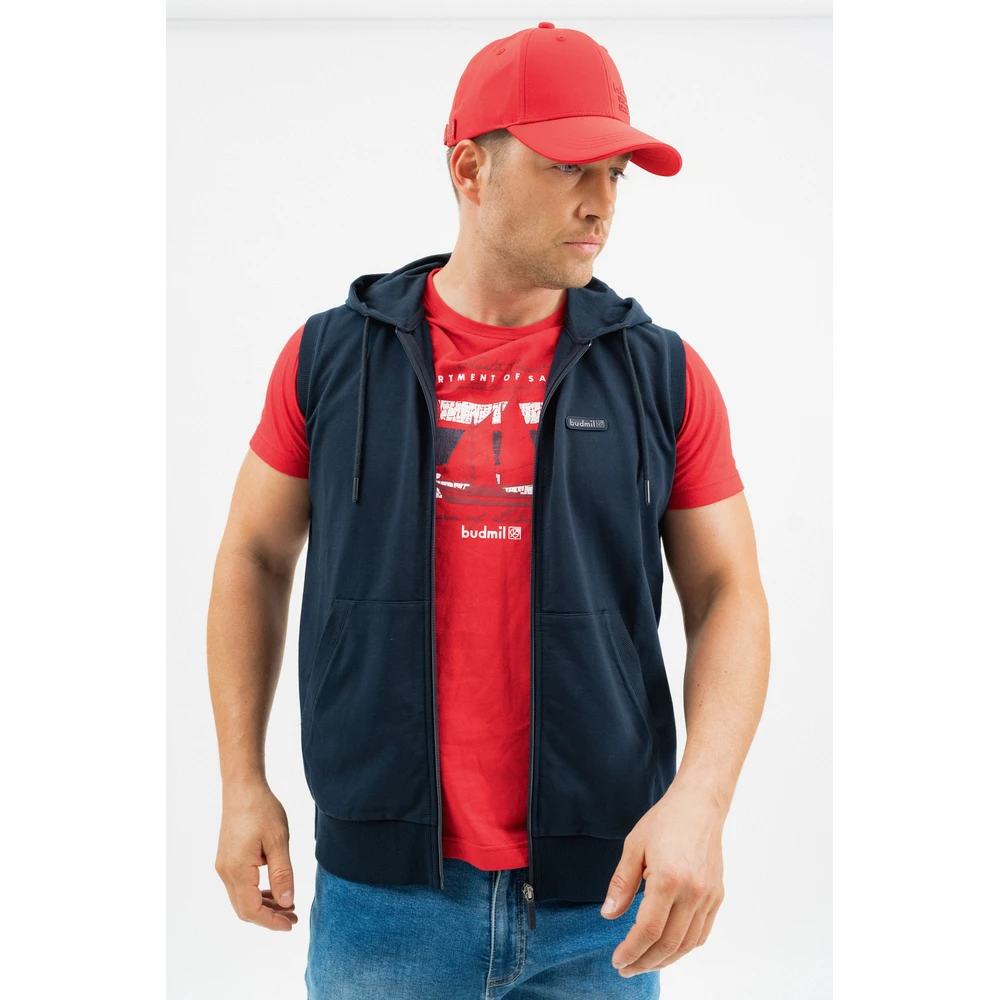 BUDMIL Hooded mellény man XXXL grey