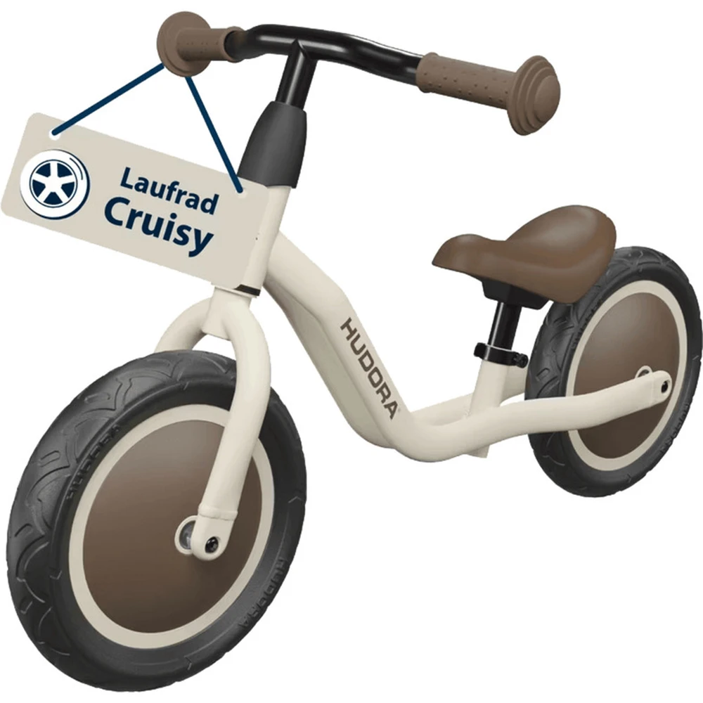 HUDORA Futóbicikli Cruisy 10 hüvelyk mocha 10920