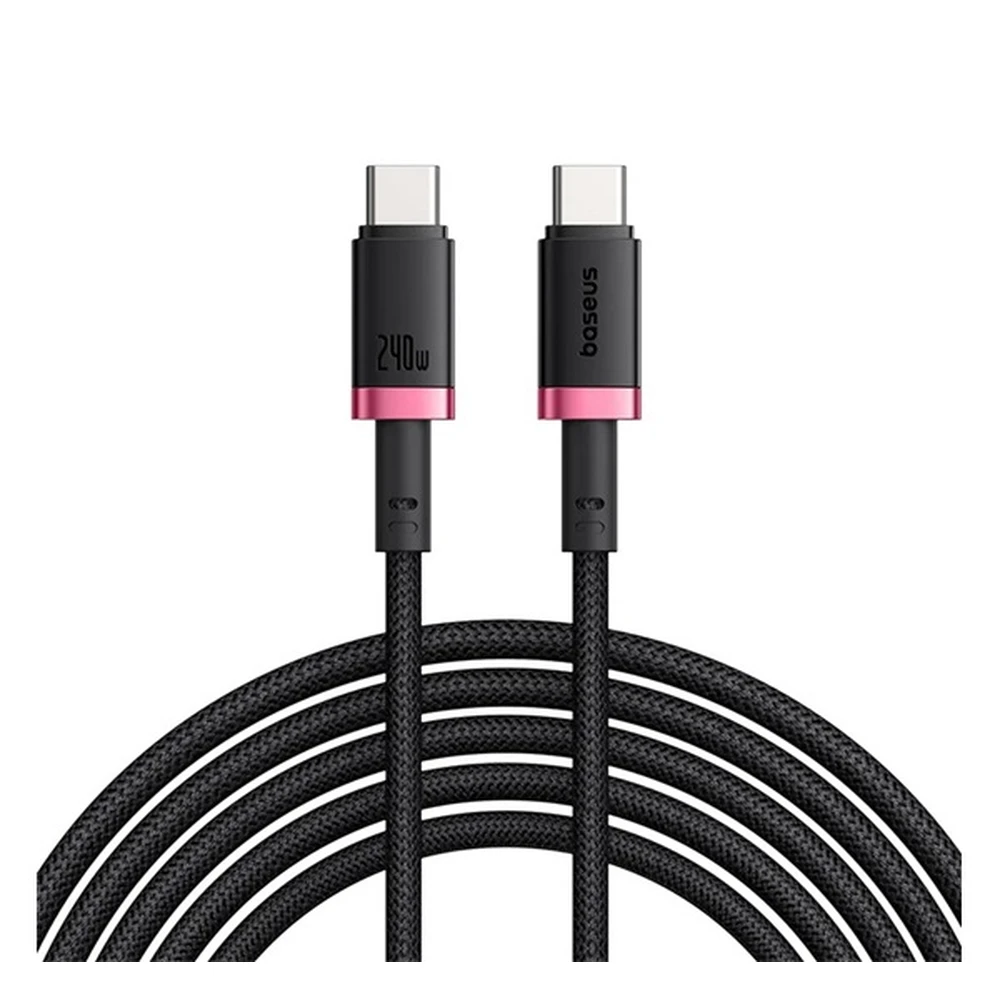 BASEUS DURA data cable Type-C - Type-C 240W PD 100cm Red Black P10377803U03-01